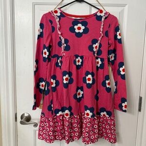 Mini Boden Dress Floral Long Sleeves